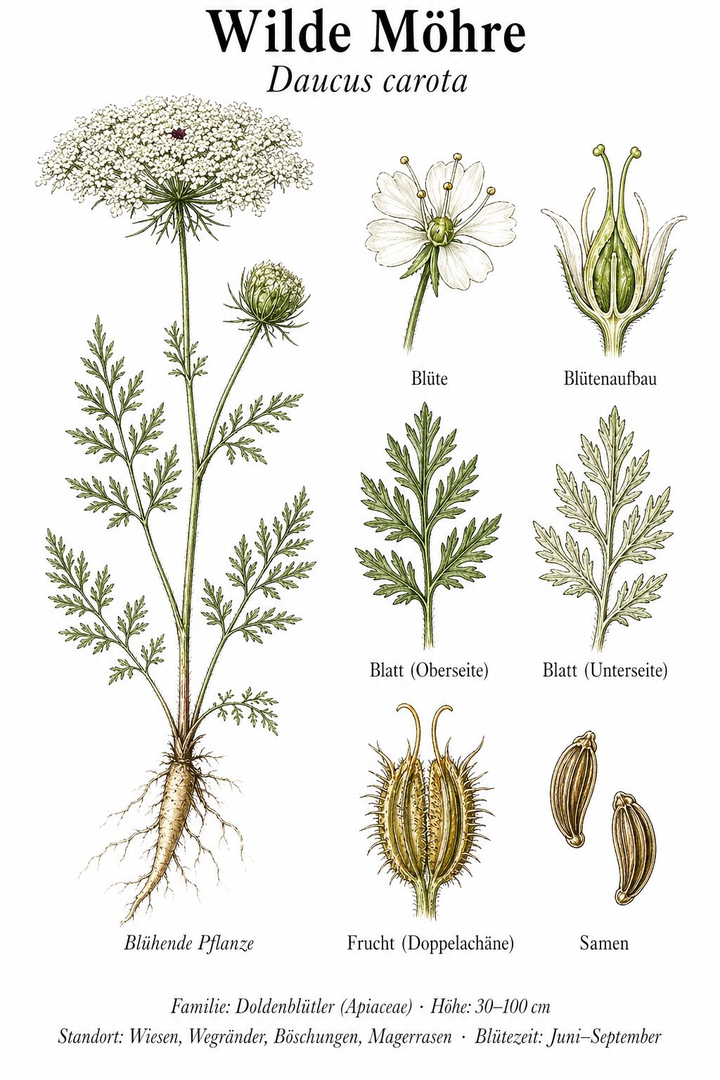 Tafel Wilde Möhre