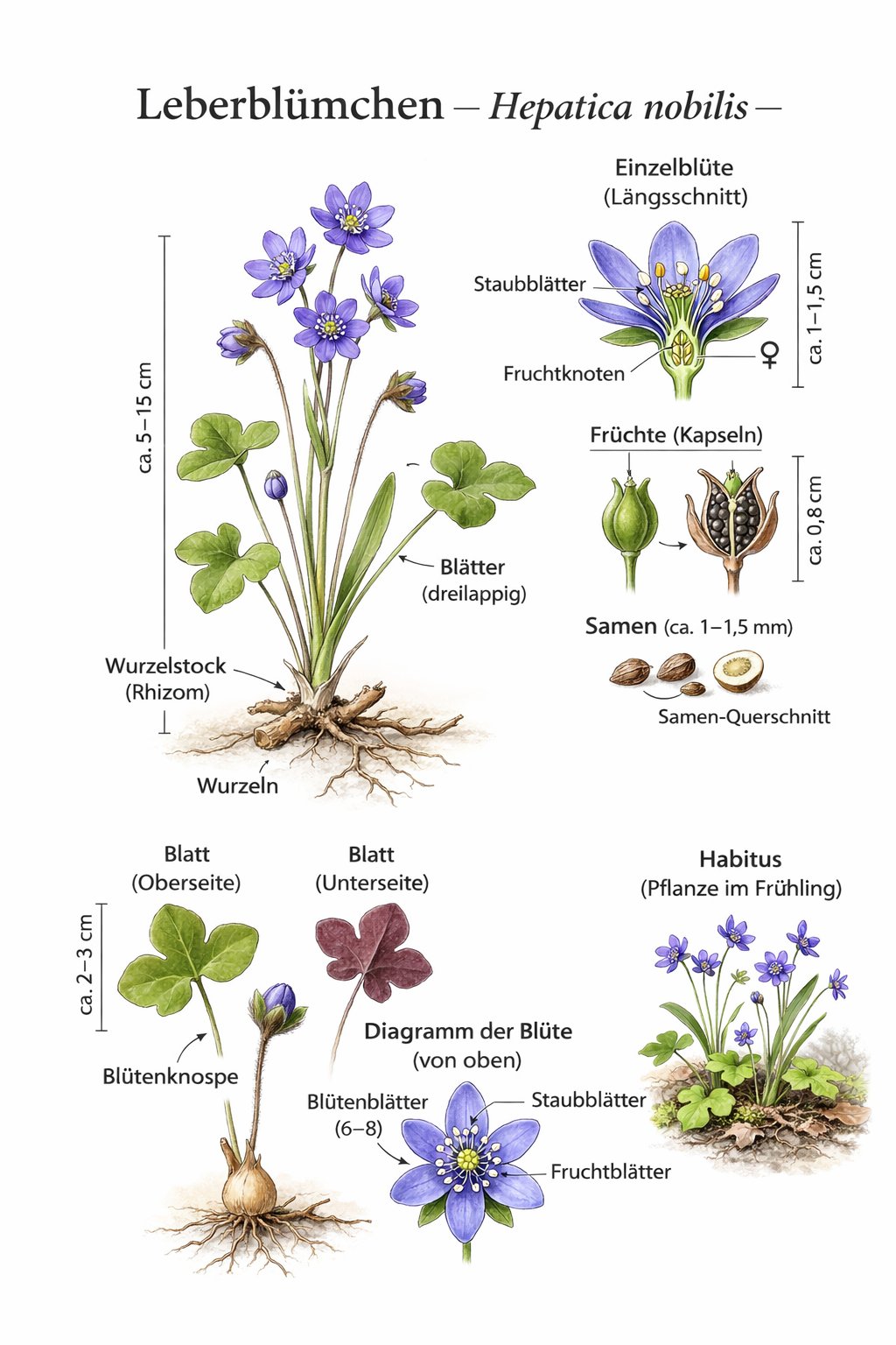 Tafel Leberblümchen