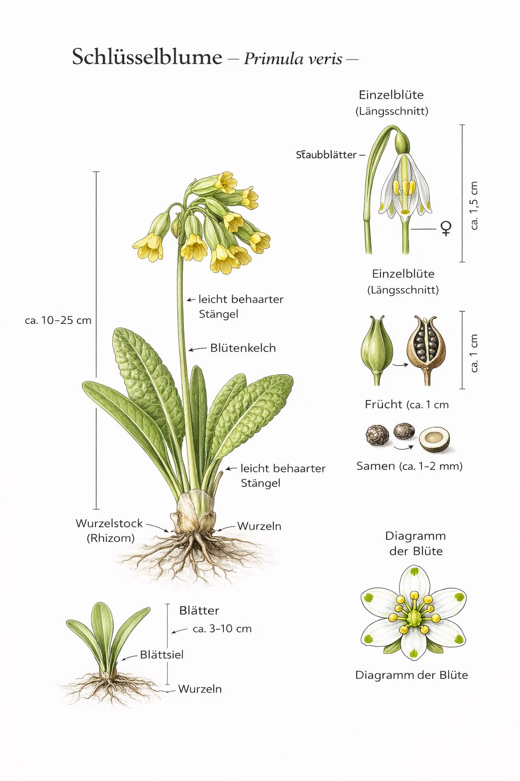 Tafel Schlüsselblume