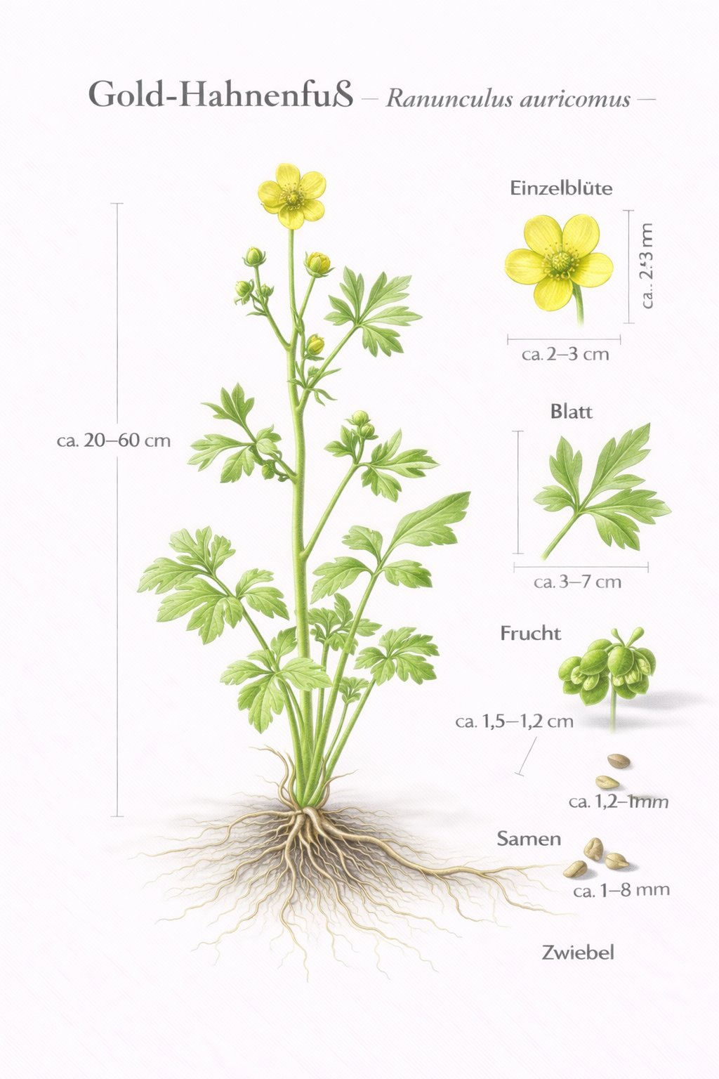 Tafel Gold-Hahnenfuß