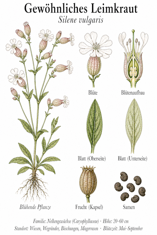 Tafel Aufgeblasenes Leimkraut
