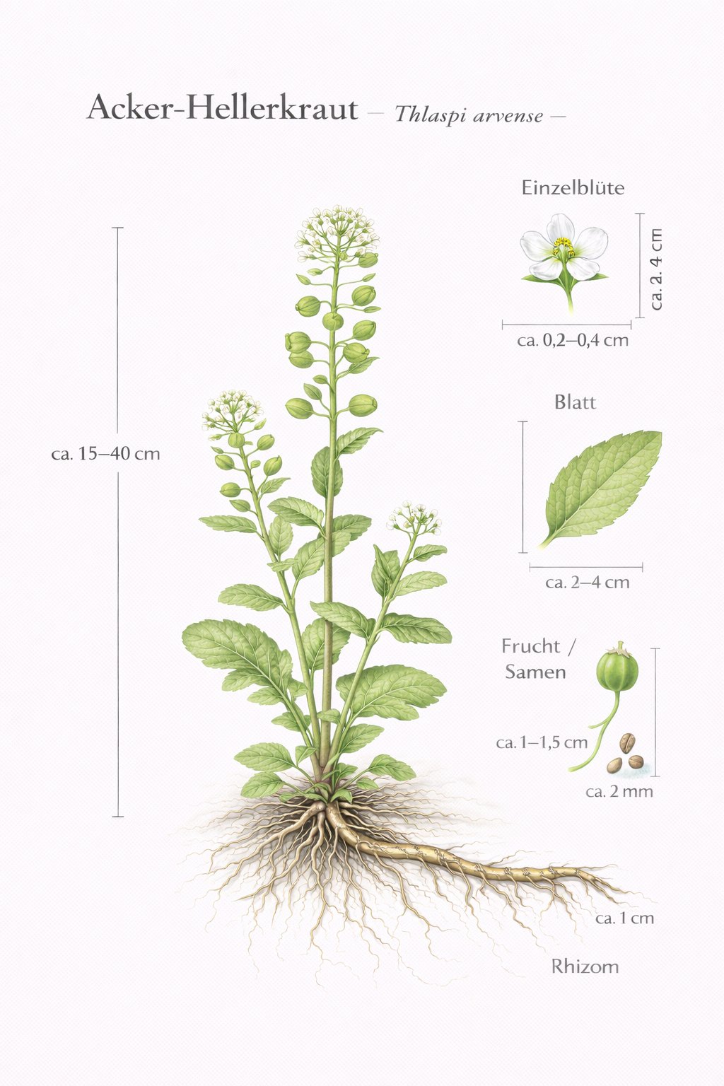 Tafel Acker-Hellerkraut