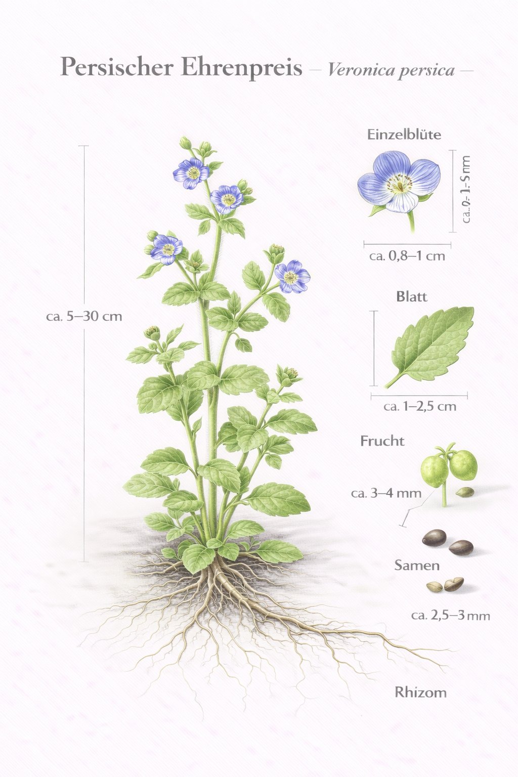 Tafel Persischer Ehrenpreis